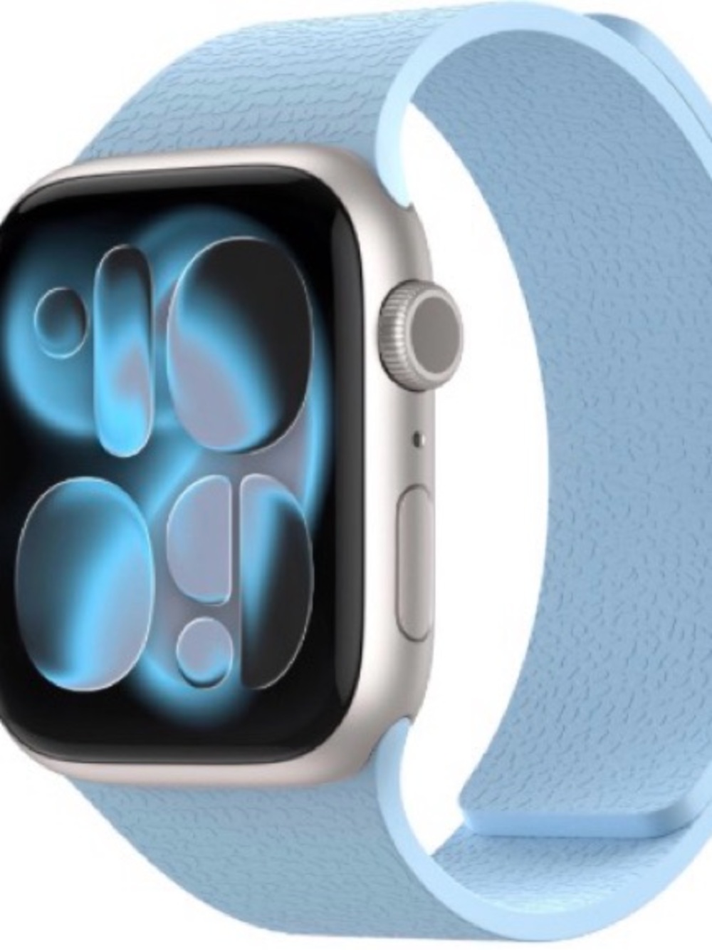 Nereides Magnetic Silicone Band for Apple Watch (Sky Blue) #4